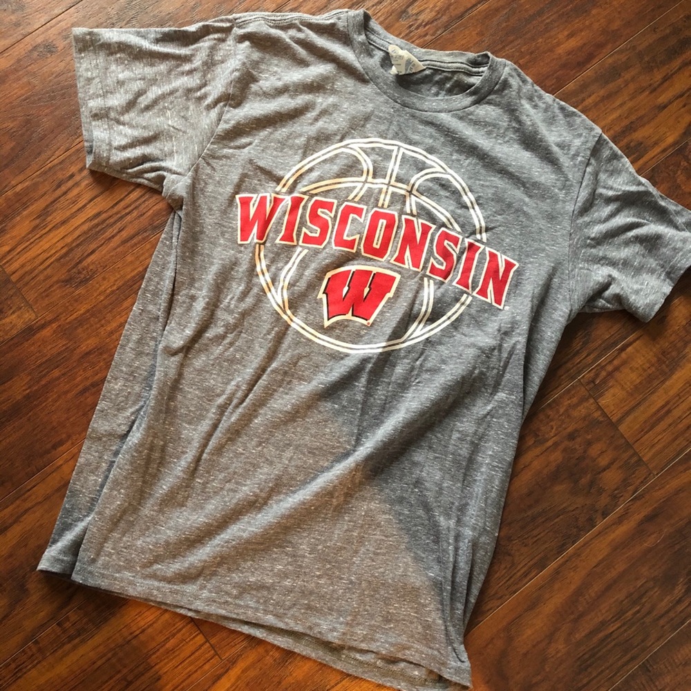 Wisconsin badgers basketball tee